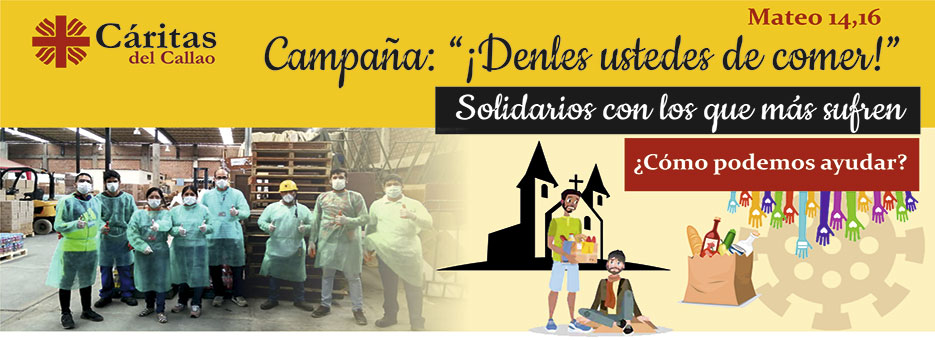 Cáritas Callao lanza campaña de solidaridad para familias necesitadas en estado de emergencia