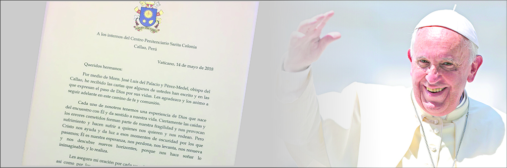 Papa Francisco envía mensaje a los internos del Penal “Sarita Colonia” del Callao