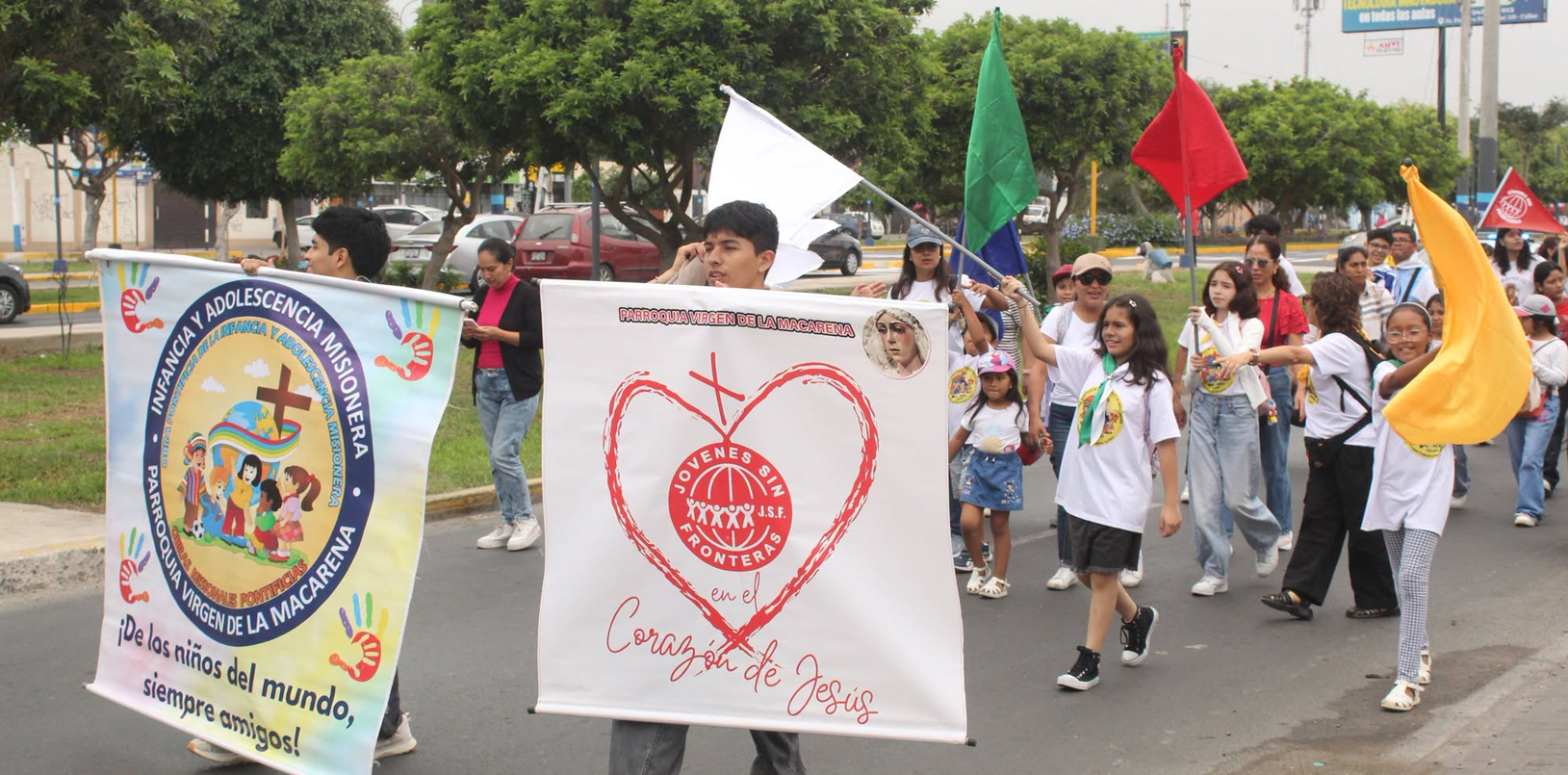Diócesis del Callao inició el Mes Misionero con Misa, pasacalle y festival en la Parroquia Virgen Misionera