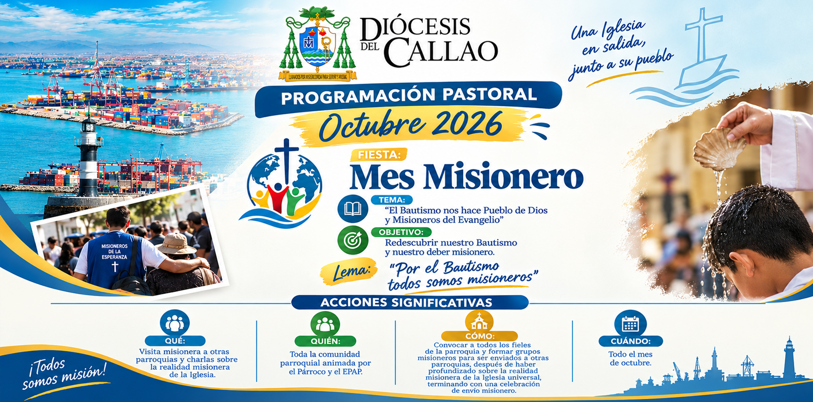 Diócesis del Callao invita a vivir el Mes Misionero bajo el lema 