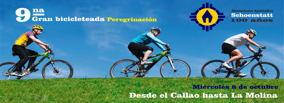 Jóvenes del Movimiento Schoenstatt del Callao organizan peregrinación en ´bicicleteada´