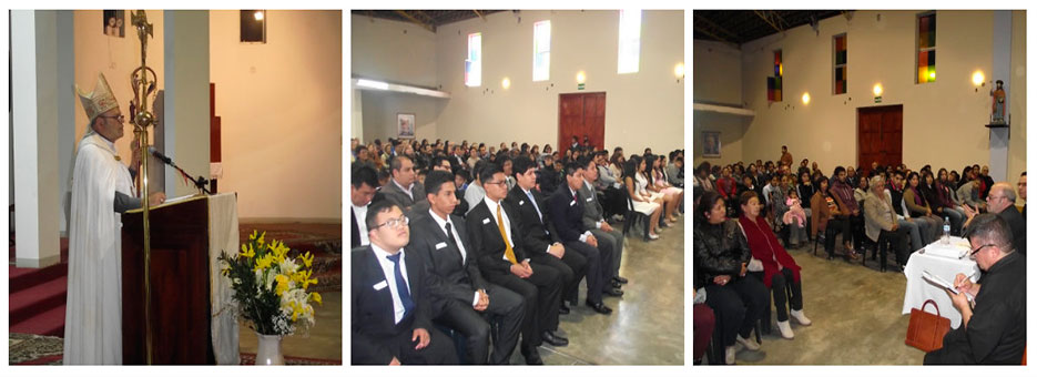 P. Santiago Apóstol acoge visita pastoral del Obispo del Callao
