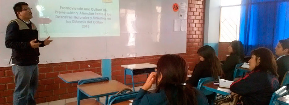 Cáritas Callao promueve encuentros de sensibilización sobre desnutrición y desastres naturales