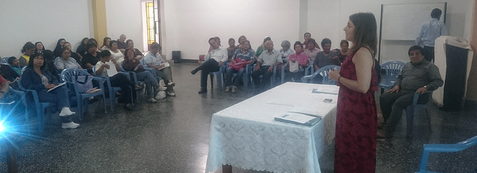 Experta en trabajo social brindó charla magistral a las Cáritas Parroquiales del Callao