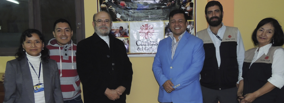 Obispo del Callao sostuvo encuentro con miembros de las Cáritas Parroquiales