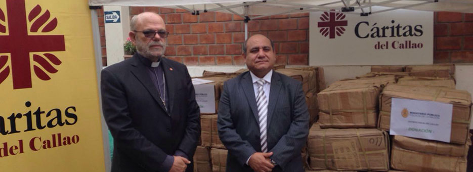Caritas Callao recibió importante donación del Ministerio Público