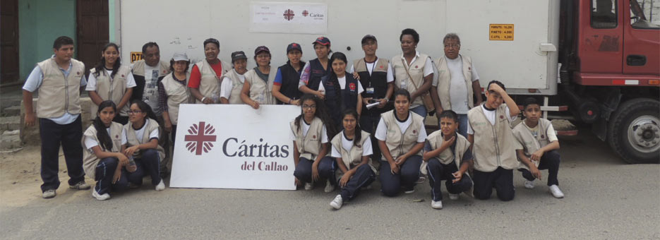 Cáritas Callao hizo entrega de donaciones a hermanos víctimas de los huaicos en Chosica