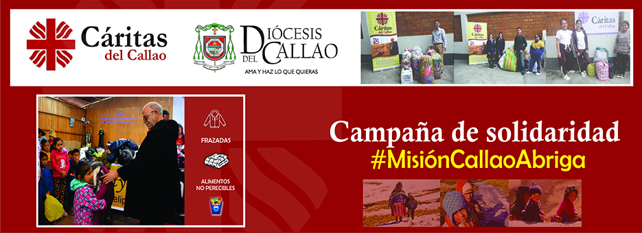 Cáritas Callao impulsa campaña para víctimas del friaje en el Perú