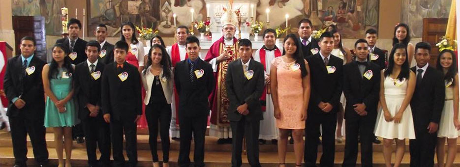 Obispo del Callao confirmó a jóvenes de iglesia “Inmaculada Concepción”