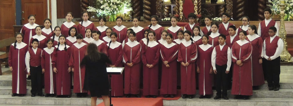 Coro Nacional de Niños se presentó por primera vez en el Callao