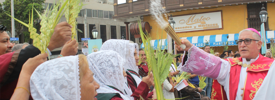 ¡Así inició la Semana Santa en el Callao! Con el Domingo de Ramos