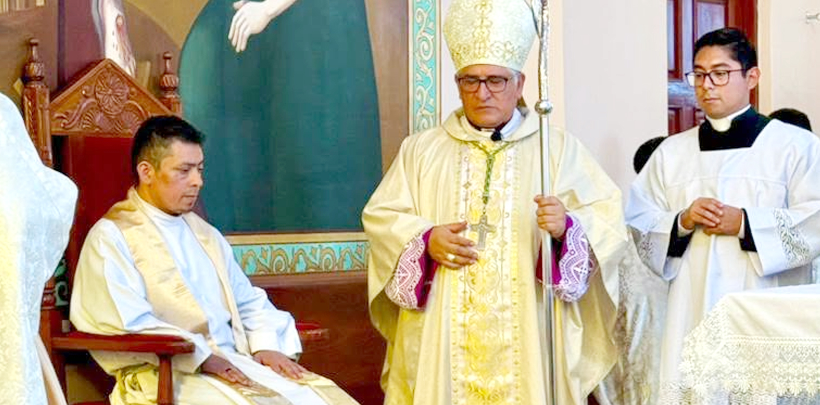 P. Elber Suazo asume como nuevo párroco de la parroquia Señor de los Milagros