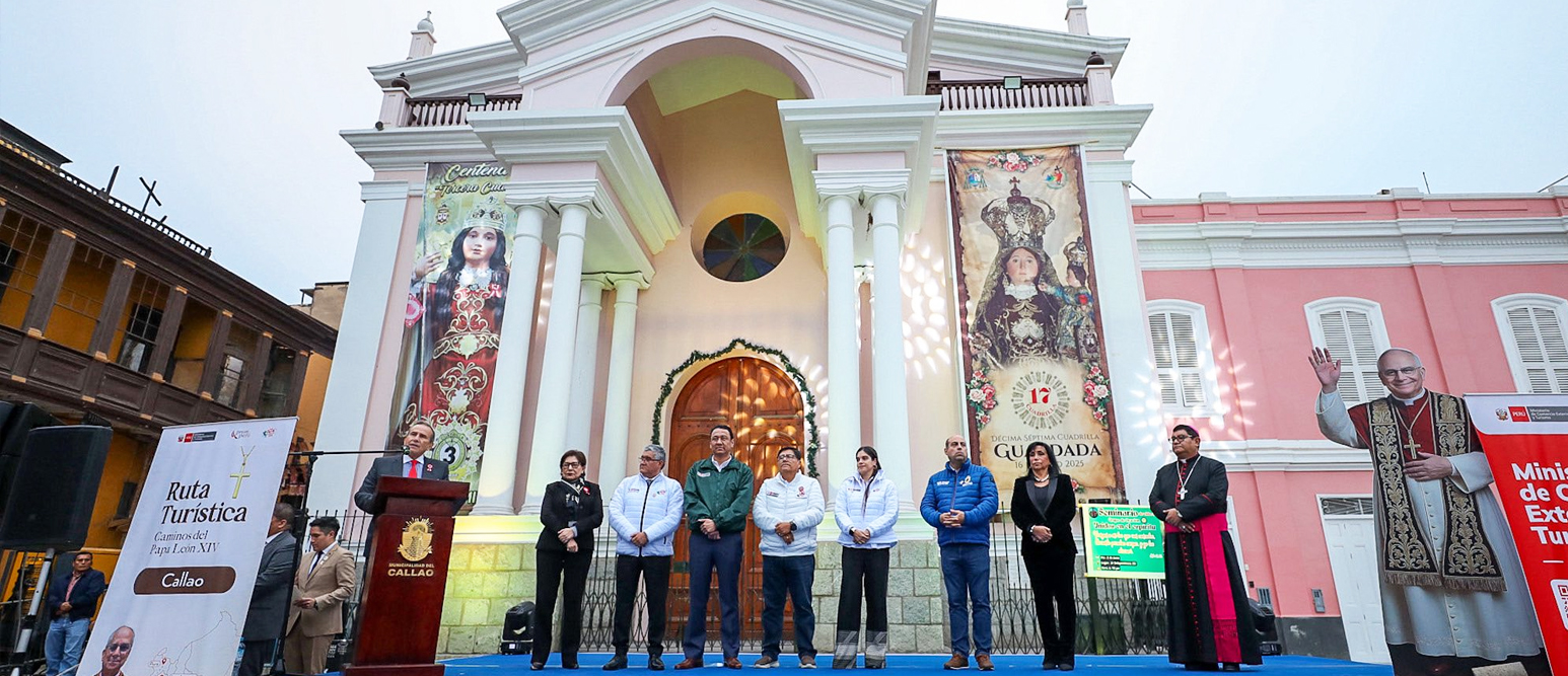 Lanzan en el Callao la ruta turística “Los caminos del Papa León XIV”