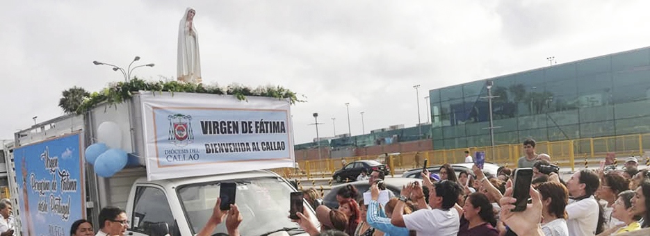 Imagen Peregrina de la Virgen de Fátima de Portugal visitó la diócesis del Callao