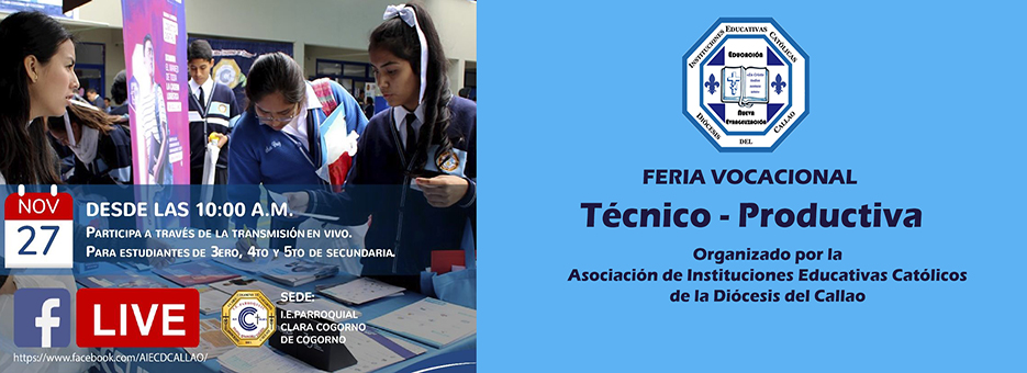 Diócesis del Callao impulsa feria vocacional técnica productiva