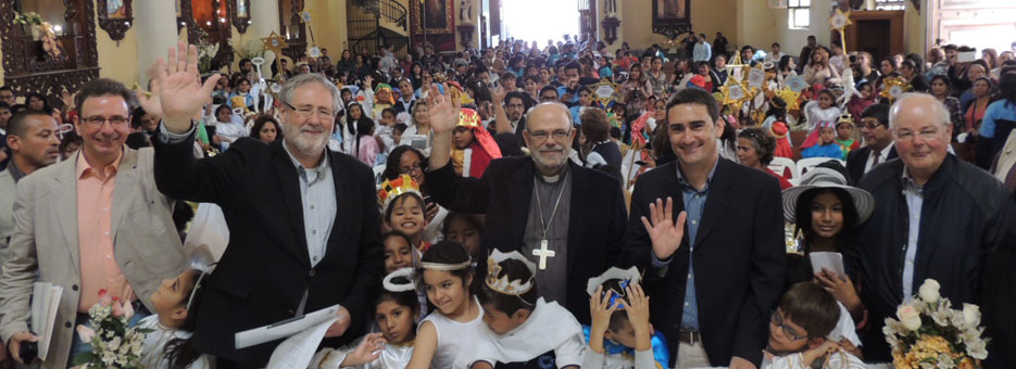 Directivos de la ONG Kindermissionswerk visitaron la Diócesis del Callao