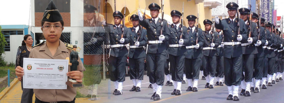 Alumna de colegio parroquial fue presentada como niña policía