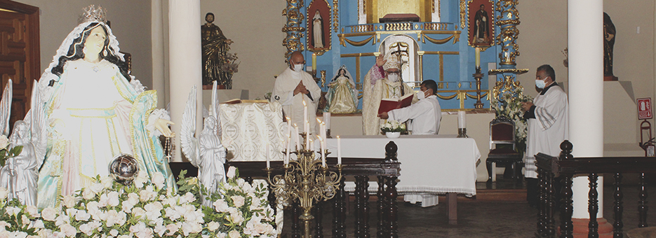 Obispo del Callao celebró solemnidad de la Asunción de la Virgen María en la Capilla Virgen del Tránsito
