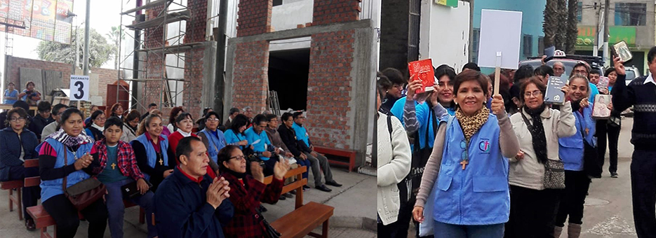 Misioneros chalacos anuncian la Buena Noticia en la I Operación Contacto 2018