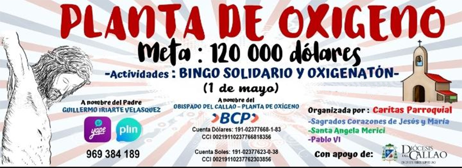 Parroquia del Callao promueve la compra de una planta de oxigeno