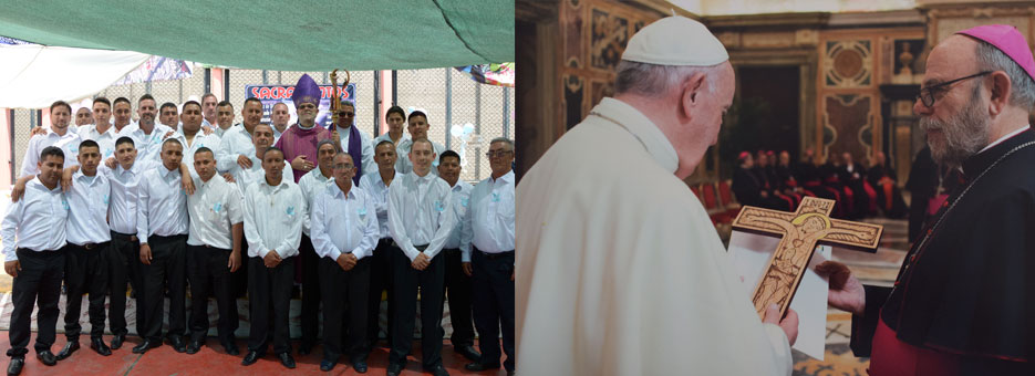 Papa Francisco recibió presente de internos del penal chalaco