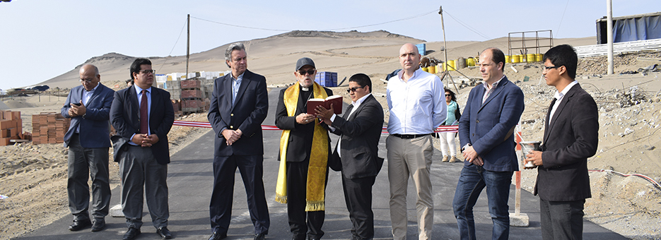 Centro de Emergencias de la Diócesis del Callao cuenta con nueva carretera de acceso