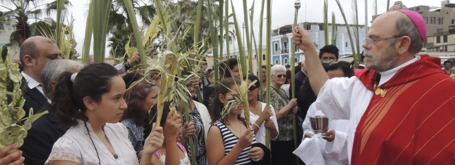 Fieles del Callao participaron en el Domingo de Ramos