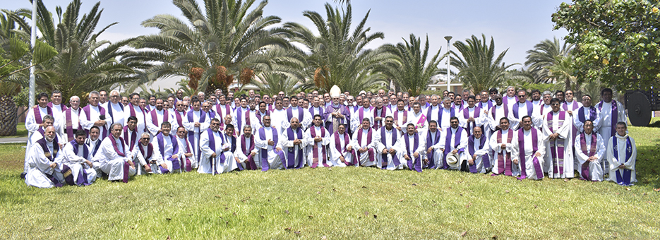 Clero del Callao participó en ejercicios espirituales 2019