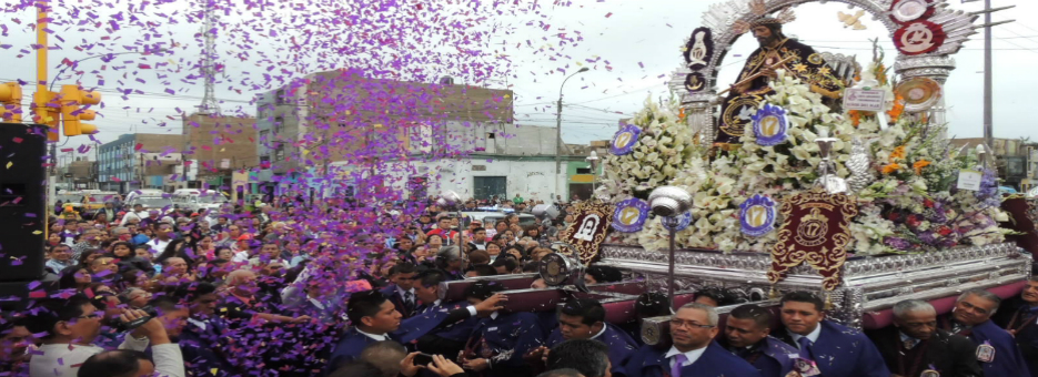 Imagen del Señor del Mar recorrio calles del Callao