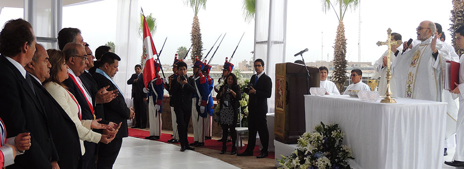Monseñor José Luis del Palacio presidió Misa Te Deum por el 180 aniversario del Callao