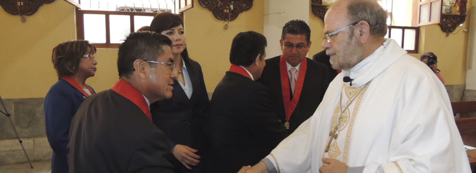 Obispo del Callao presidió Misa Te Deum por aniversario de la Corte Superior de Justicia