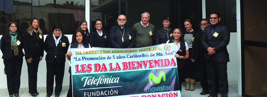 Fundación Telefónica otorga donación a beneficio de la educación en el Callao
